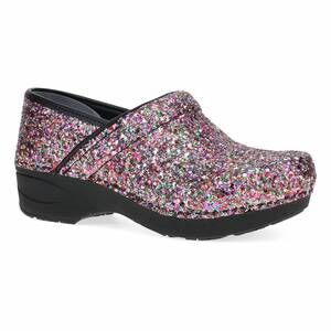 NEW DANSKO women's xp 2.0 clog in pink glitter